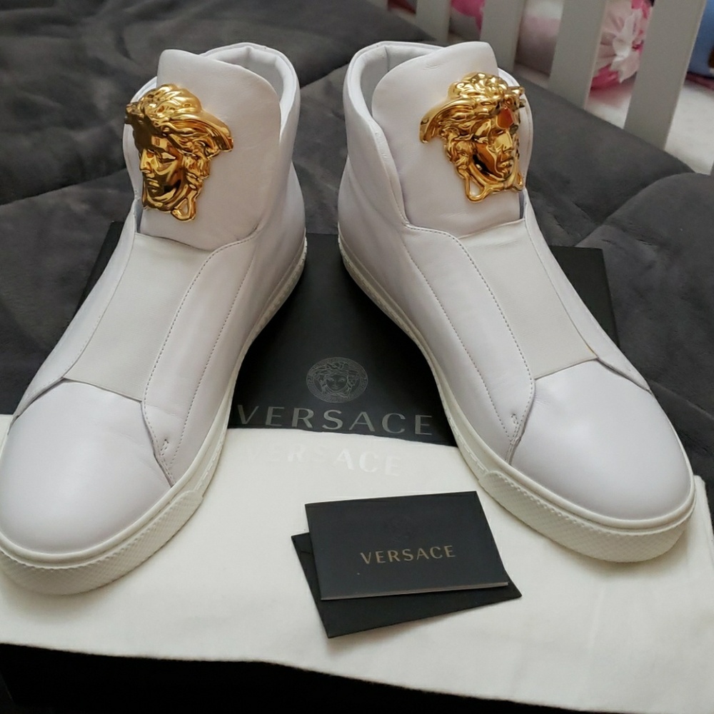 Versace High Top Men Shoe